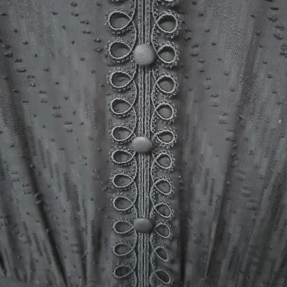 Three Floor Black Jumpsuit L 10 - Picture 13 of 16